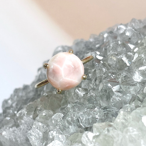 K♡ピンクラリマー(トムソナイト)✨雫型ペンダントトップ✨強力な癒し✨ 再販】ピンク ラリマー（トムソナイト）天然石ペンダントトップ