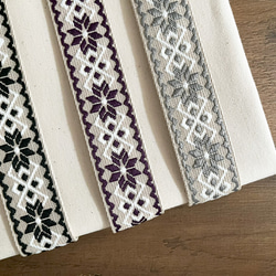 手芸用 柄【50cm単位販売】 持ち手 おしゃれ バッグ 持ち手テープ 厚手 持ち手テープ016アーガイル50cm 16枚目の画像