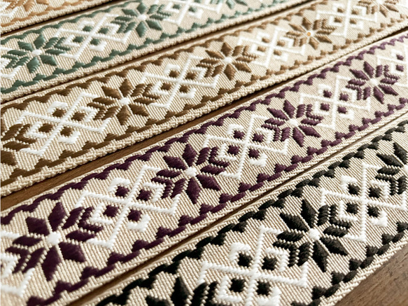 手芸用 柄【50cm単位販売】 持ち手 おしゃれ バッグ 持ち手テープ 厚手 持ち手テープ016アーガイル50cm 11枚目の画像