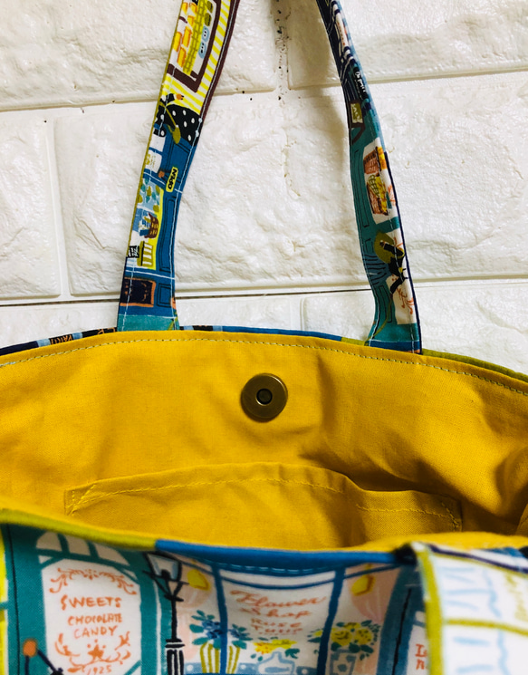 ❤️ウィンドウショッピングネコさんミニトートバッグ❤️ 3枚目の画像