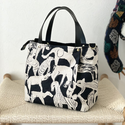 ミナペルホネン ポンピア ハンドメイドバッグ 820Ⓐ ミナペルホネン ポンピア ハンドメイドバッグ 820Ⓐ petal fence pear