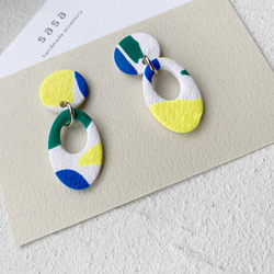 ポリマークレイ　デザインピアス・イヤリング 3枚目の画像