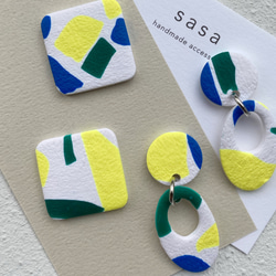 ポリマークレイ　デザインピアス・イヤリング 4枚目の画像