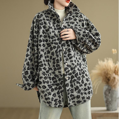 【美品】ヴェルサーチ レオパード 花柄 コート ジャケット サイズS 美品】ヴェルサーチ レオパード 花柄 コート ジャケット サイズS