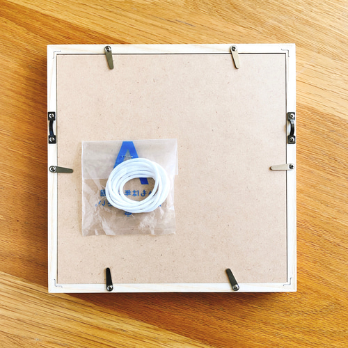 ほかほか喫茶店（一点ものイラスト原画）（木の額縁付き） イラスト