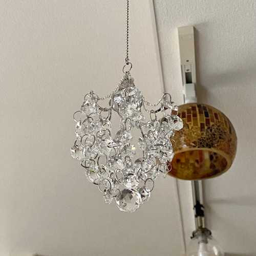 プチシャンデリア インテリアサンキャッチャー 2点set （type1 & 2