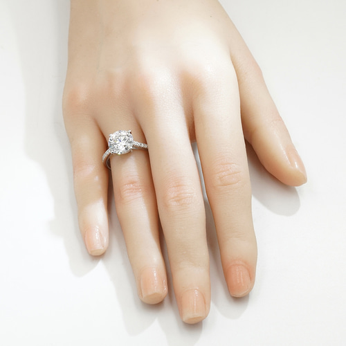 クラウンソリティアリング R45H25412-W（4週間発送） 指輪・リング  