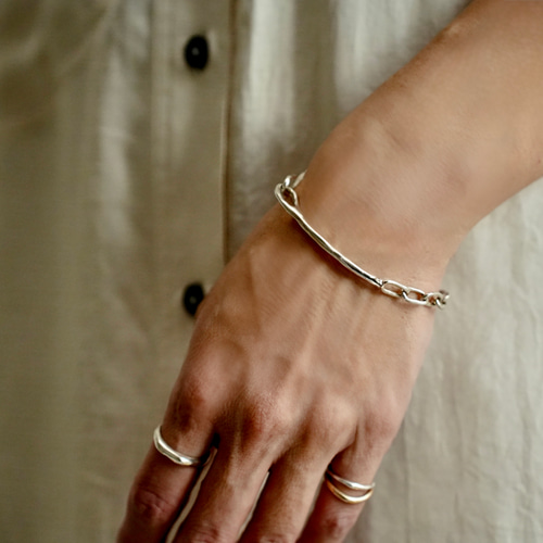 silver925 original rod ovalchain bracelet ブレスレット saint