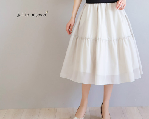 ❤️ジョリーミニョン ❤️チュールティアードリバーシブルスカート新品未使用 スカート カテゴリ商品一覧｜jolie mignon｜上質で洗練された
