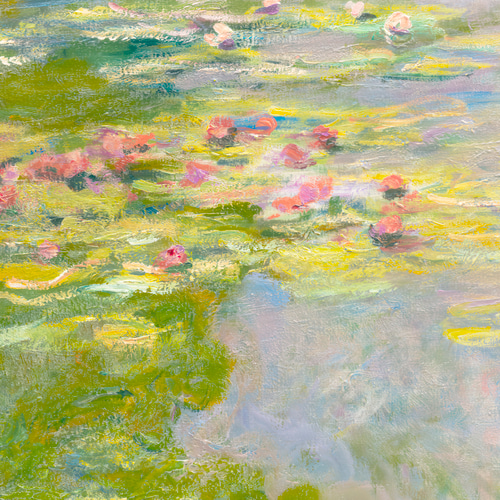 モネ 睡蓮 アートポスター インテリア 絵画 風景画 アンティーク 緑