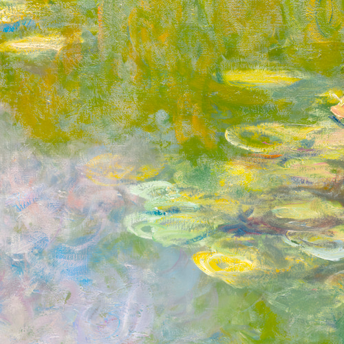 モネ 睡蓮 アートポスター インテリア 絵画 風景画 アンティーク 緑