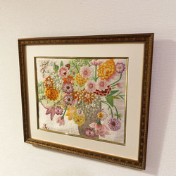 ベトナム刺繍　刺繍絵　絵画　川辺 横約50㎝×縦70㎝ ベトナム刺繍 刺繍絵 絵画 川辺 横約50㎝×縦70㎝ ベトナム刺繍 刺繍絵