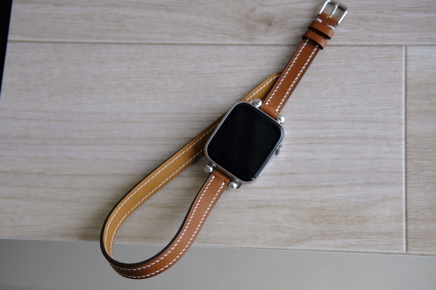 『高級革使用』手縫い　革ベルト　時計ベルト AppleWachバンド　腕時計　皮　レザー 8,393円