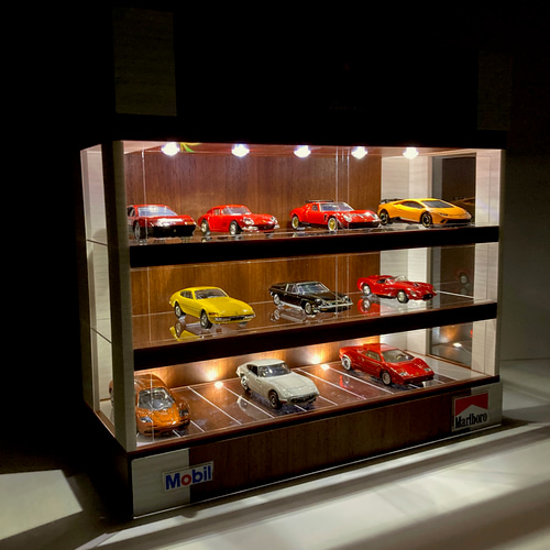 1/64展示40台可・モダンシック・5層式 ディスプレーBOX / ネオジオラマ 1/64展示40台可・モダンシック・5層式 ディスプレーBOX / ネオ