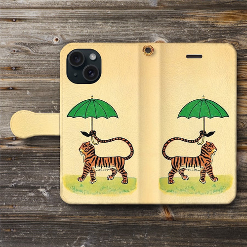 スマホケース手帳型【ヘレン バンナーマン ちびくろサンボ3 虎