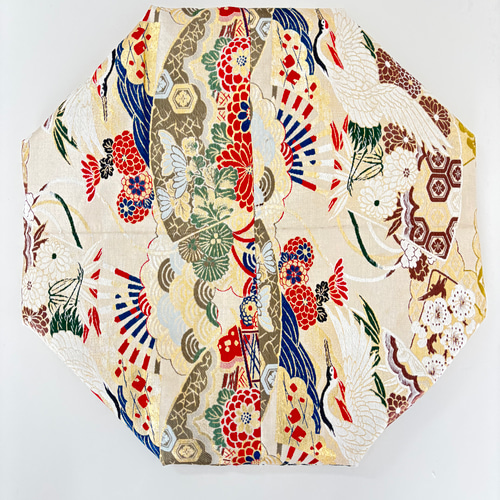 帯リメイクバッグ あずま袋、風呂敷袋、エコバッグ、ショッピング