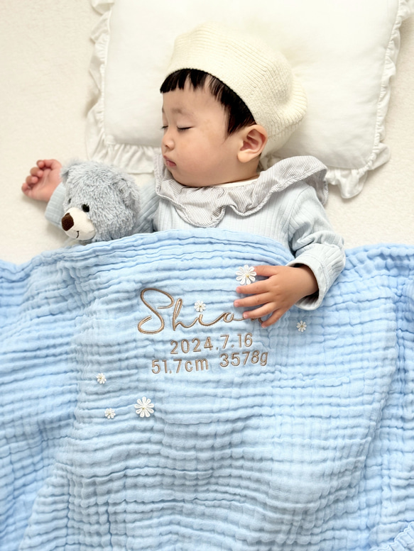 ぽこぽこ6重ガーゼblanket✨おくるみ 出産祝い 雑貨・その他