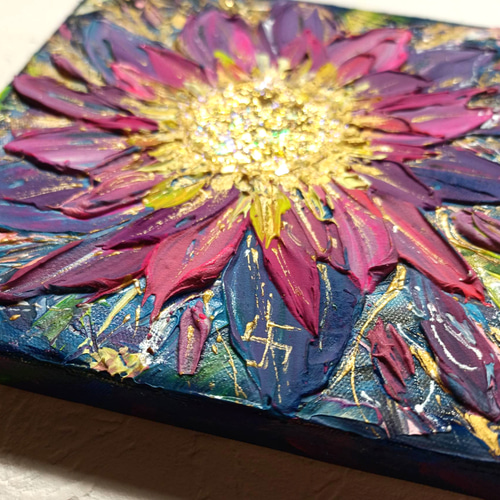 風水 波動アート＊月華〜宇宙光花〜満月 フラワームーン