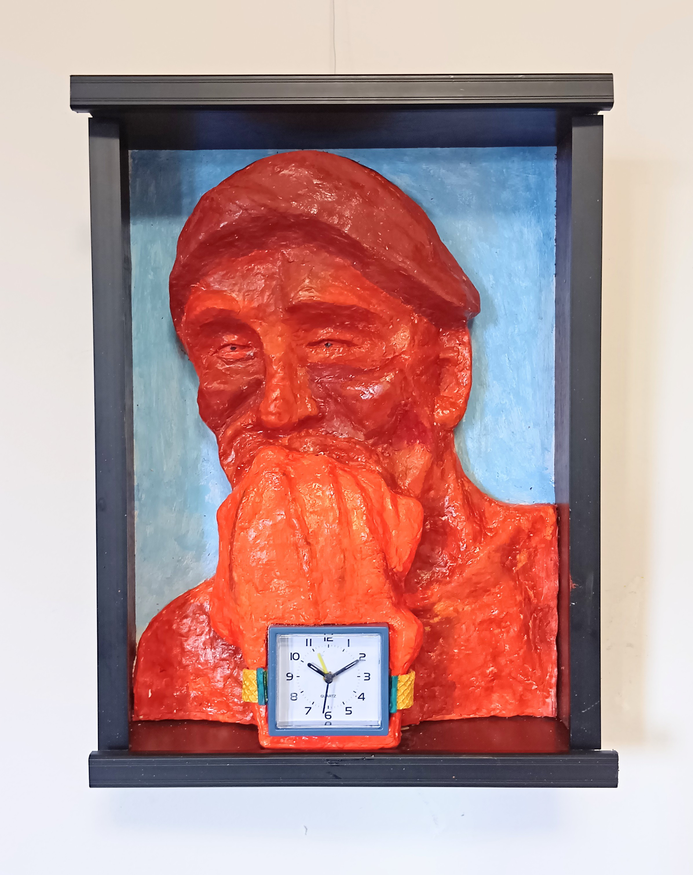 立体絵画の「時を考える人」 立体絵画の「時を考える人」(3D painting) 絵画 山川善作 通販