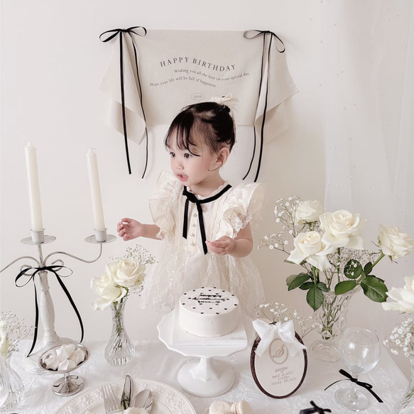 Birthday tapestry / uneune / HAPPY BIRTHDAY | 誕生日 | タペストリー 2枚目の画像