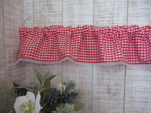 赤 ギンガムチェック カントリー IKEA ホーロー おもちゃのキッチン