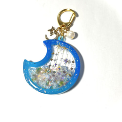 ハンドメイドレジン シェイカーキーホルダー シャカシャカキーホルダー