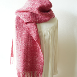 Herring boneマフラー　みょうが 3枚目の画像