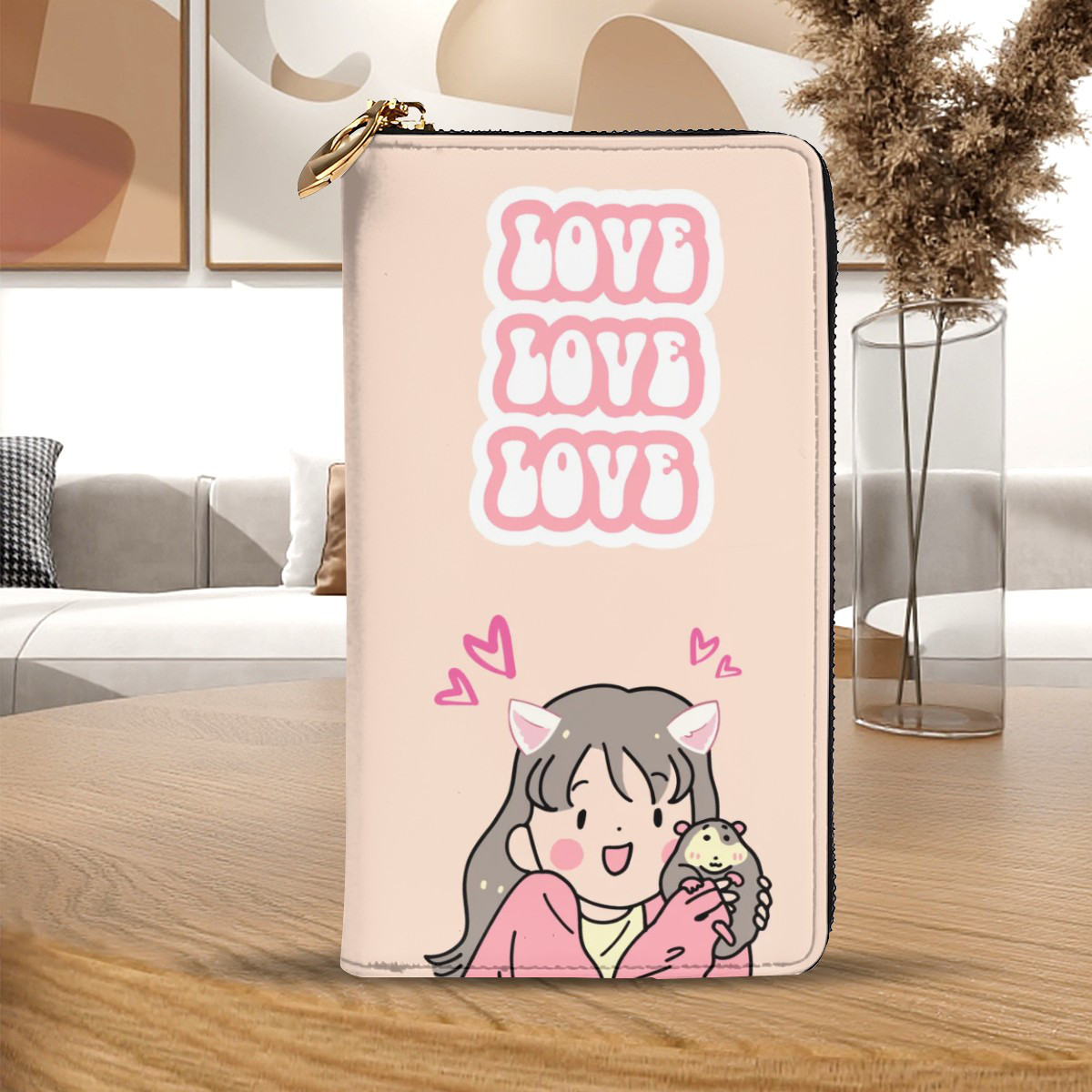 ラブ＆ポーズ クラッチバッグ（レザー）