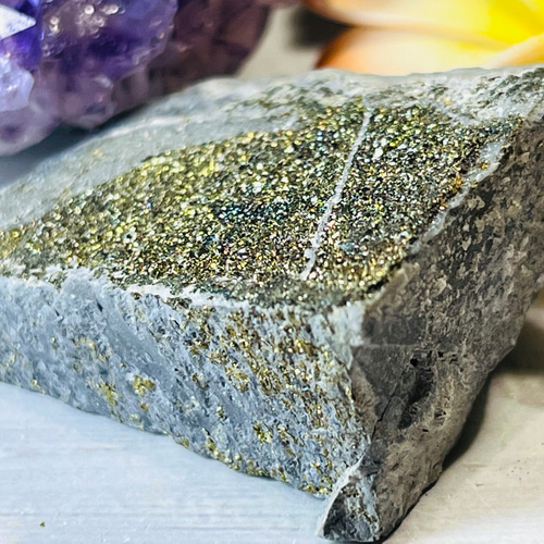 星屑パイライト˚✧₊⁎ 原石 ラフストーン 結晶 クラスター 天然石 東洋