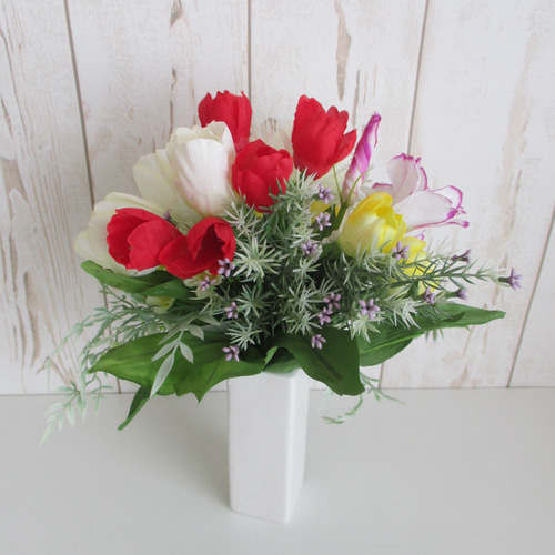 チューリップの仏花 m-1720 アートフラワー studio mari-2 通販