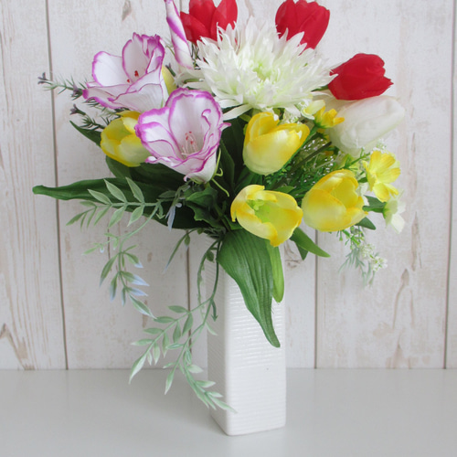 チューリップの仏花 m-1720 アートフラワー studio mari-2 通販