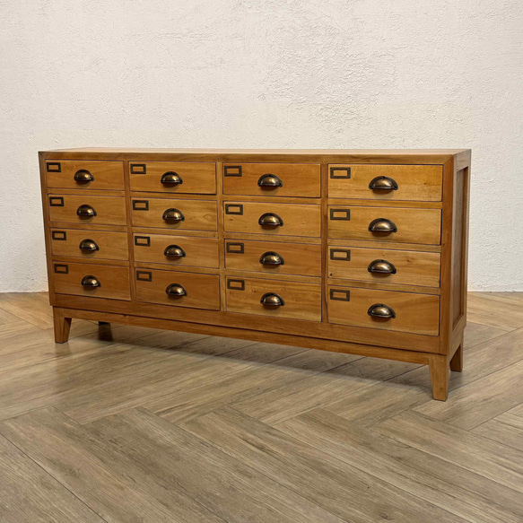 チェスト アンティーク調マホガニー無垢材