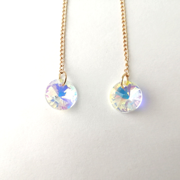 在庫限り【金魚とキラキラオーロラガラスのブックマーカー】　本のしおり　しおり　栞　ブックマーカー　ブックマーク　金魚 6枚目の画像