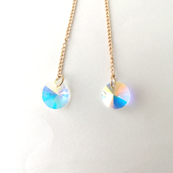 在庫限り【金魚とキラキラオーロラガラスのブックマーカー】　本のしおり　しおり　栞　ブックマーカー　ブックマーク　金魚 7枚目の画像