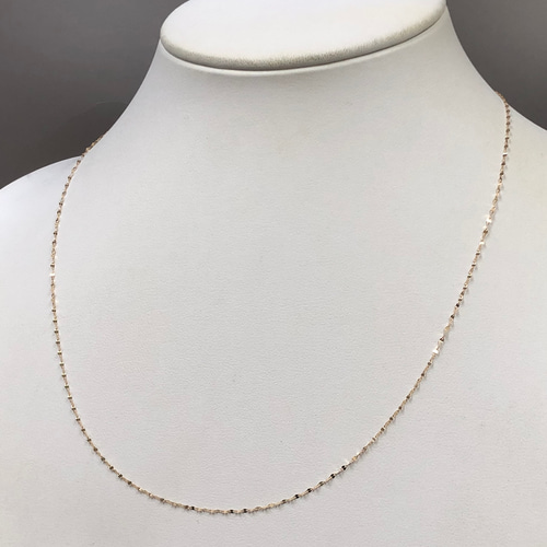 K18 50cm ペタルチェーンネックレス 18金　ゴールド K18 50cm ペタルチェーンネックレス 18金ゴールド