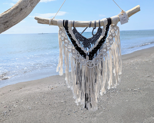 マクラメタペストリー　流木　予約中 マクラメタペストリー 流木 予約中