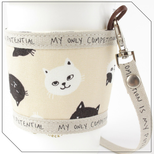 ドリンクホルダー カップホルダー カップスリーブ カップ 持ち歩き