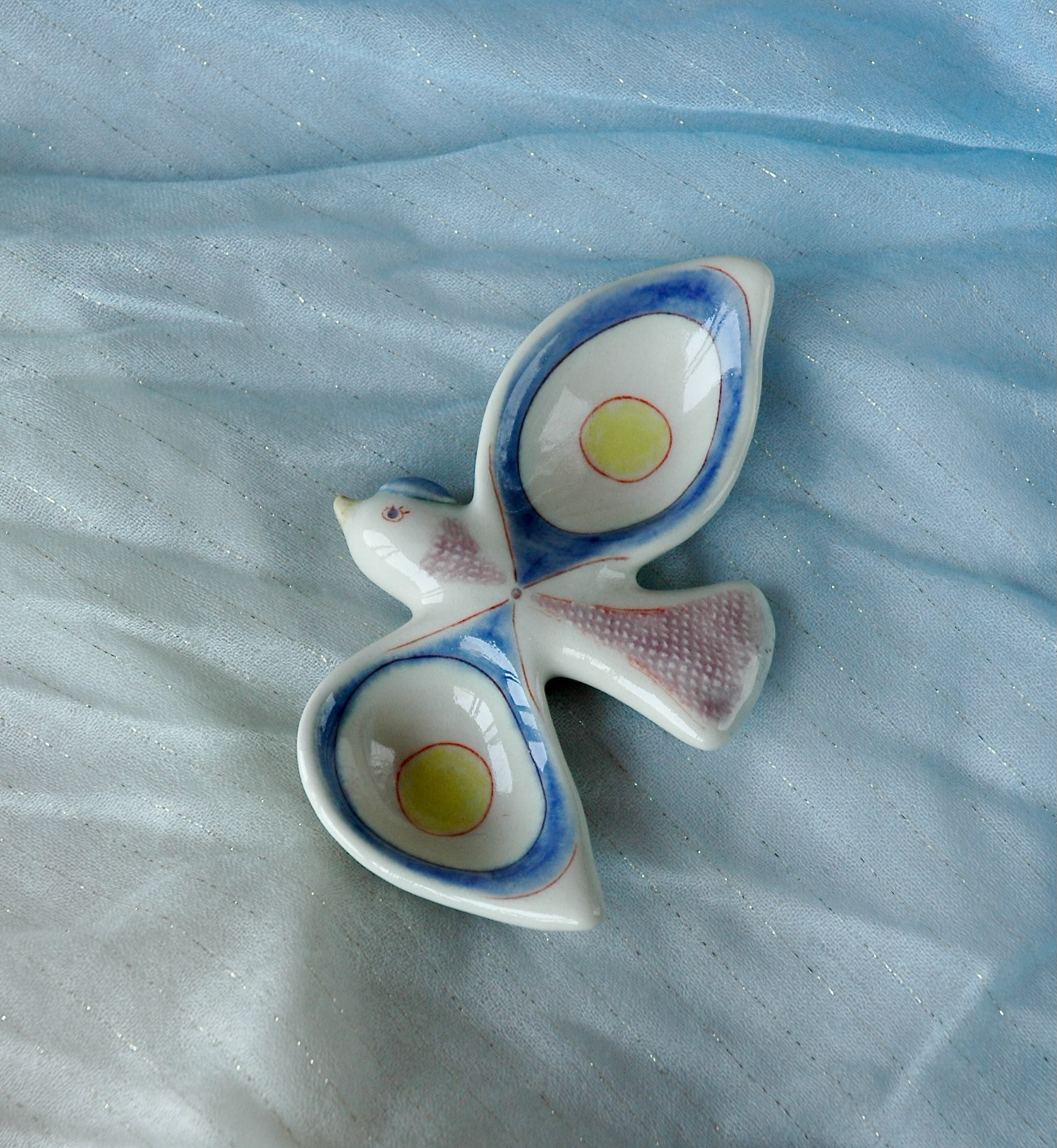 目玉焼き鳥（紫の布目ツヤあり）