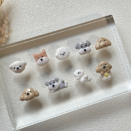 3dネイルパーツ ネイル パーツ ネイルパーツ 犬 いぬ ネイルパーツ 3dネイルパーツ 犬 - メルカリ
