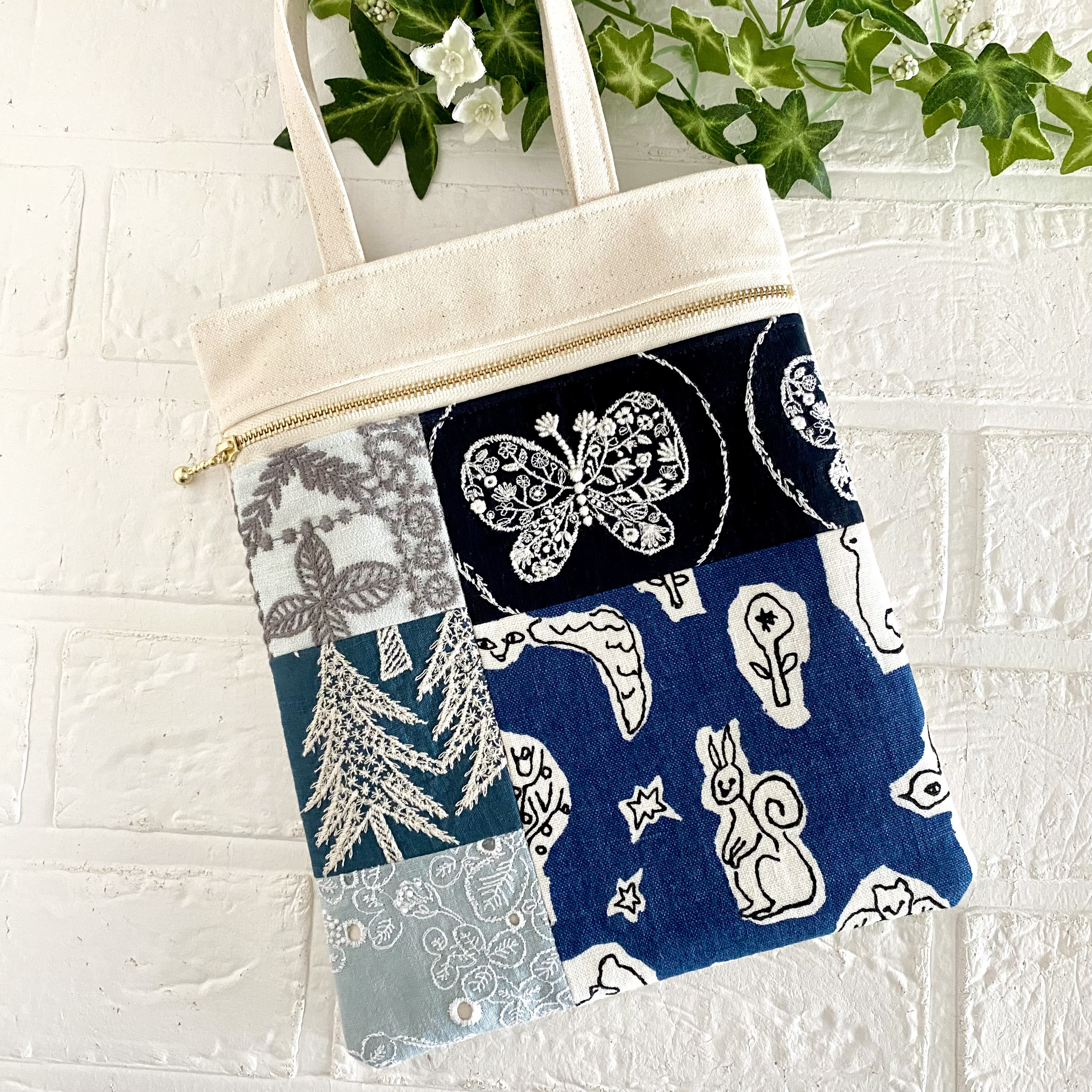 ミナペルホネン　パッチワーク　ミニバッグ　 minaperhonen