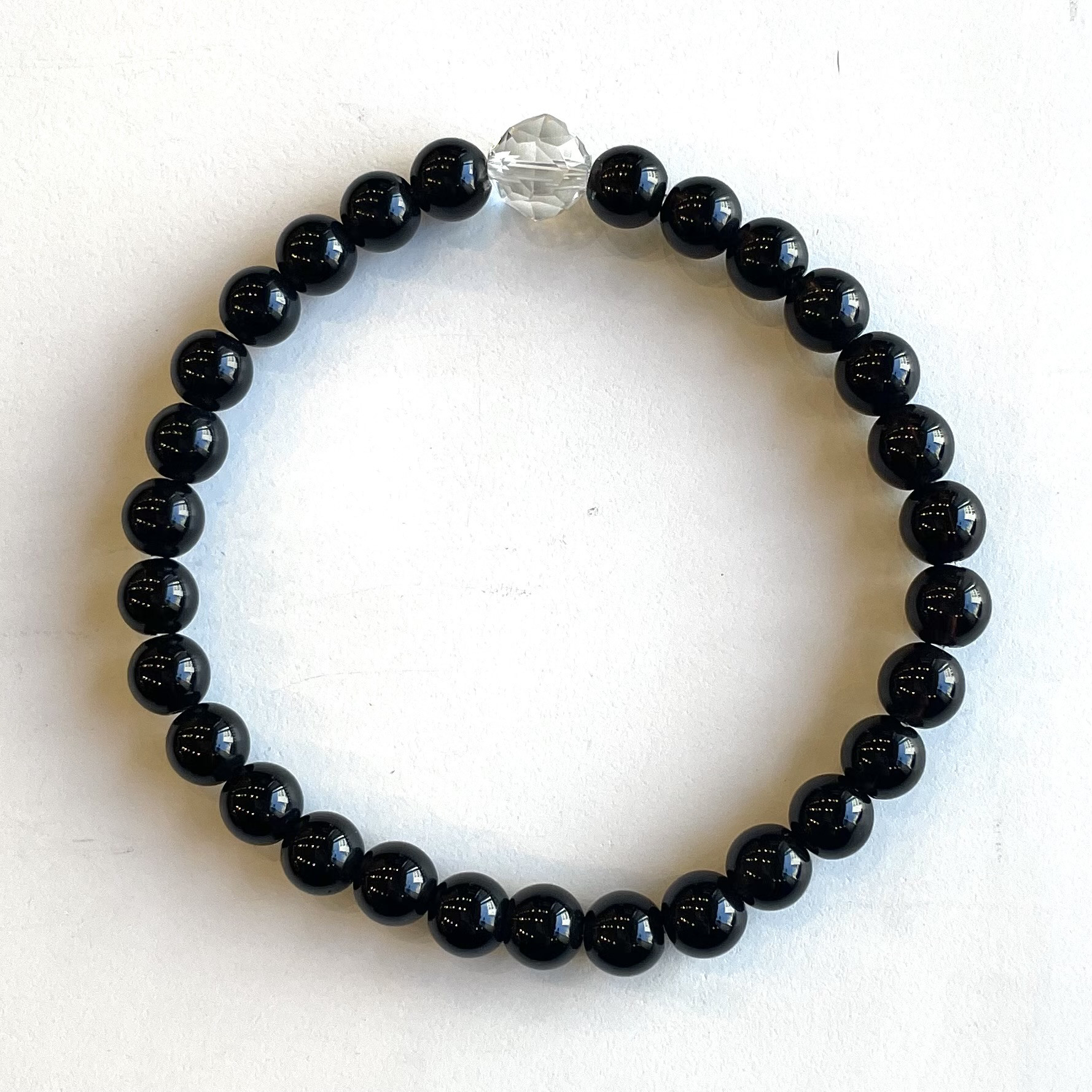 モリオン6ミリ、水晶　No.15106