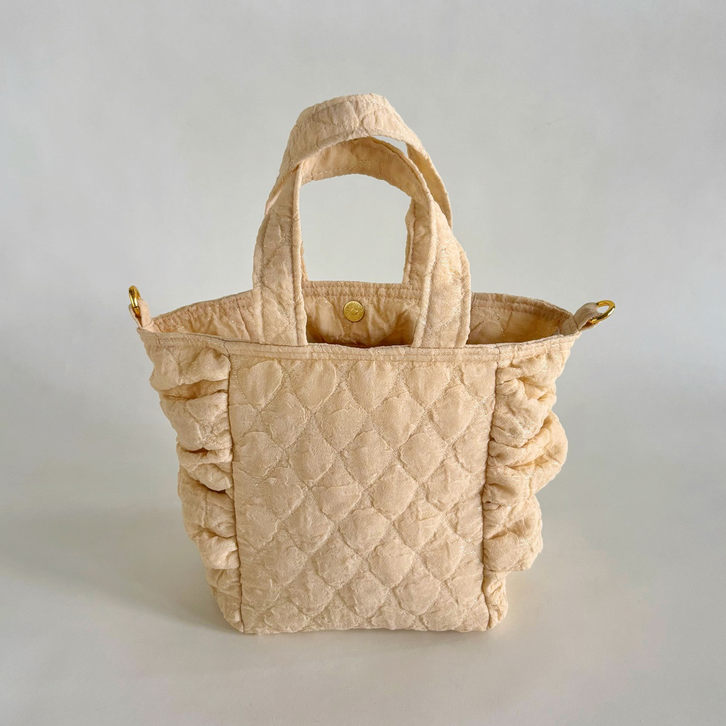 gather tote bag  mini　(beige)