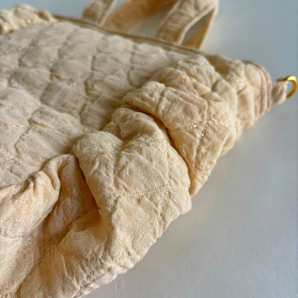 gather tote bag  mini　(beige)