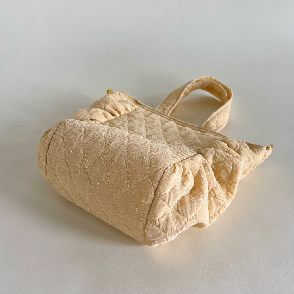 gather tote bag  mini　(beige)