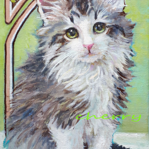 一点物】『 優美な猫 ( ノルウェージャンフォレストキャット ) 』SM