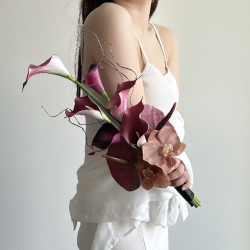 アーティフィシャルフラワーブーケ ウェディングブーケ クラッチブーケ