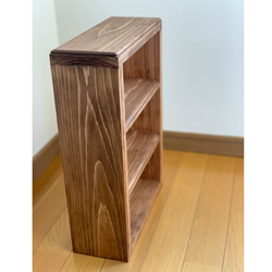 【ヒノキ無垢材】L型カフェシェルフ　アンティーク　キッチンラック ヒノキ無垢材】L型カフェシェルフアンティークキッチンラック