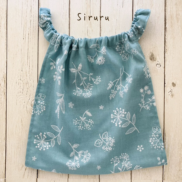 M:ゆるふわ*ふんどしパンツ（ハーブガーデン）ダブルガーゼ　フンティー  ふんどしショーツ 1枚目の画像