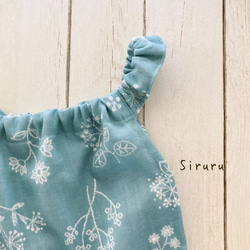 M:ゆるふわ*ふんどしパンツ（ハーブガーデン）ダブルガーゼ　フンティー  ふんどしショーツ 4枚目の画像