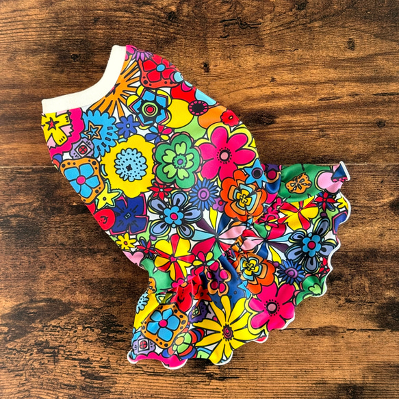 犬服 ワンピース(M) ꒡̈⃝Lily꒡̈⃝ハンドメイド 【公式通販】